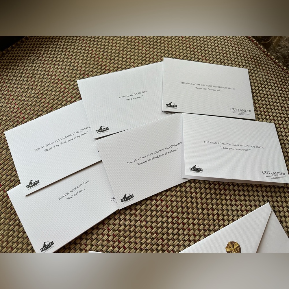 Outlander Notecards & Envelopes - Picture 3 of 7
